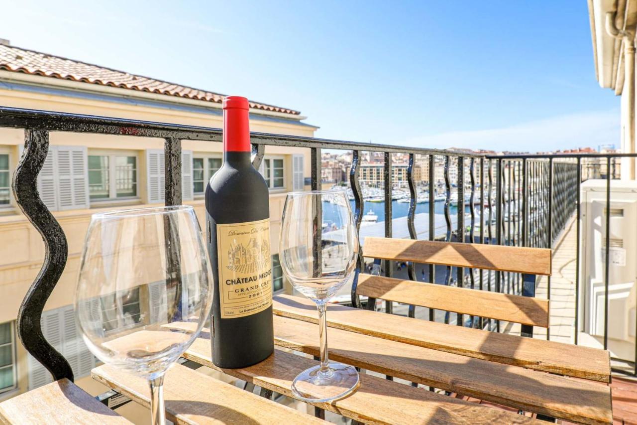 Le Pytheas - Vue Vieux-Port Avec Terrasse Et Clim Apartment Marseille Bagian luar foto